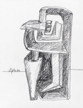 SEYMOUR LIPTON SCULPTURE STUDY