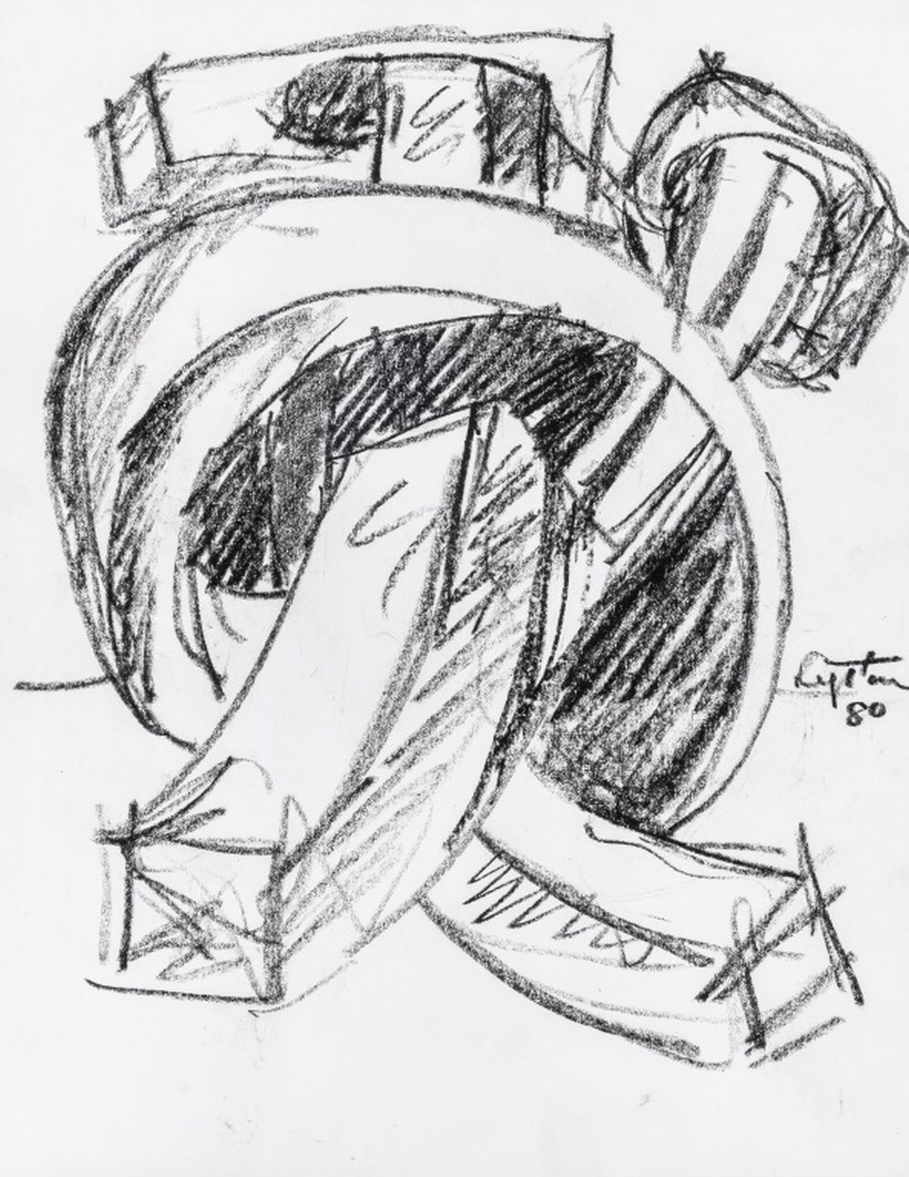 SEYMOUR LIPTON SCULPTURE STUDY