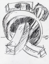 SEYMOUR LIPTON SCULPTURE STUDY