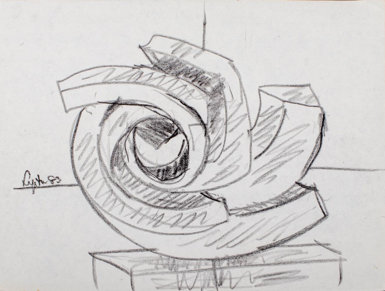 SEYMOUR LIPTON SCULPTURE STUDY