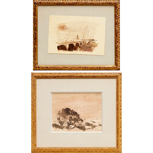 SEYMOUR REMENICK, (2) INK WASH