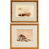 SEYMOUR REMENICK, (2) INK WASH