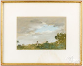 SEYMOUR REMENICK OIL ON PAPER