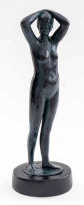 SEYMOUR REMENICK SPELTER SCULP