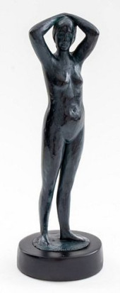 SEYMOUR REMENICK SPELTER SCULP