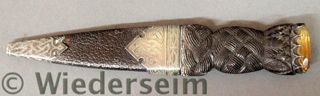 Sgian-dubh (Scottish dirk) with a