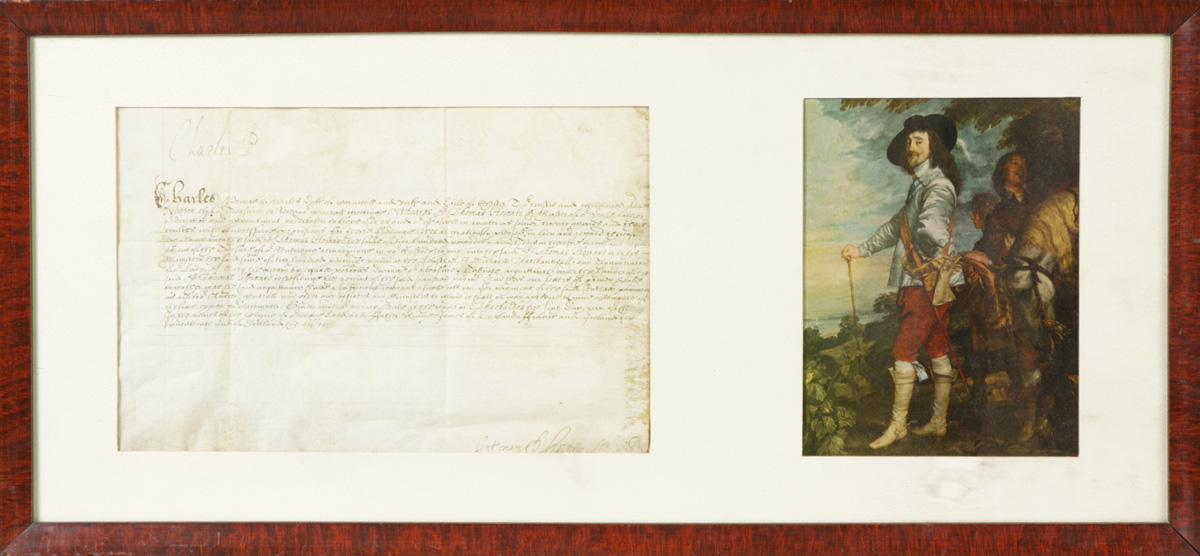 Sgn. King Charles I Document E