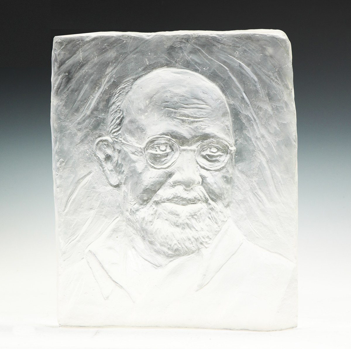 Sgn. Matthews Glass Portrait of Tom