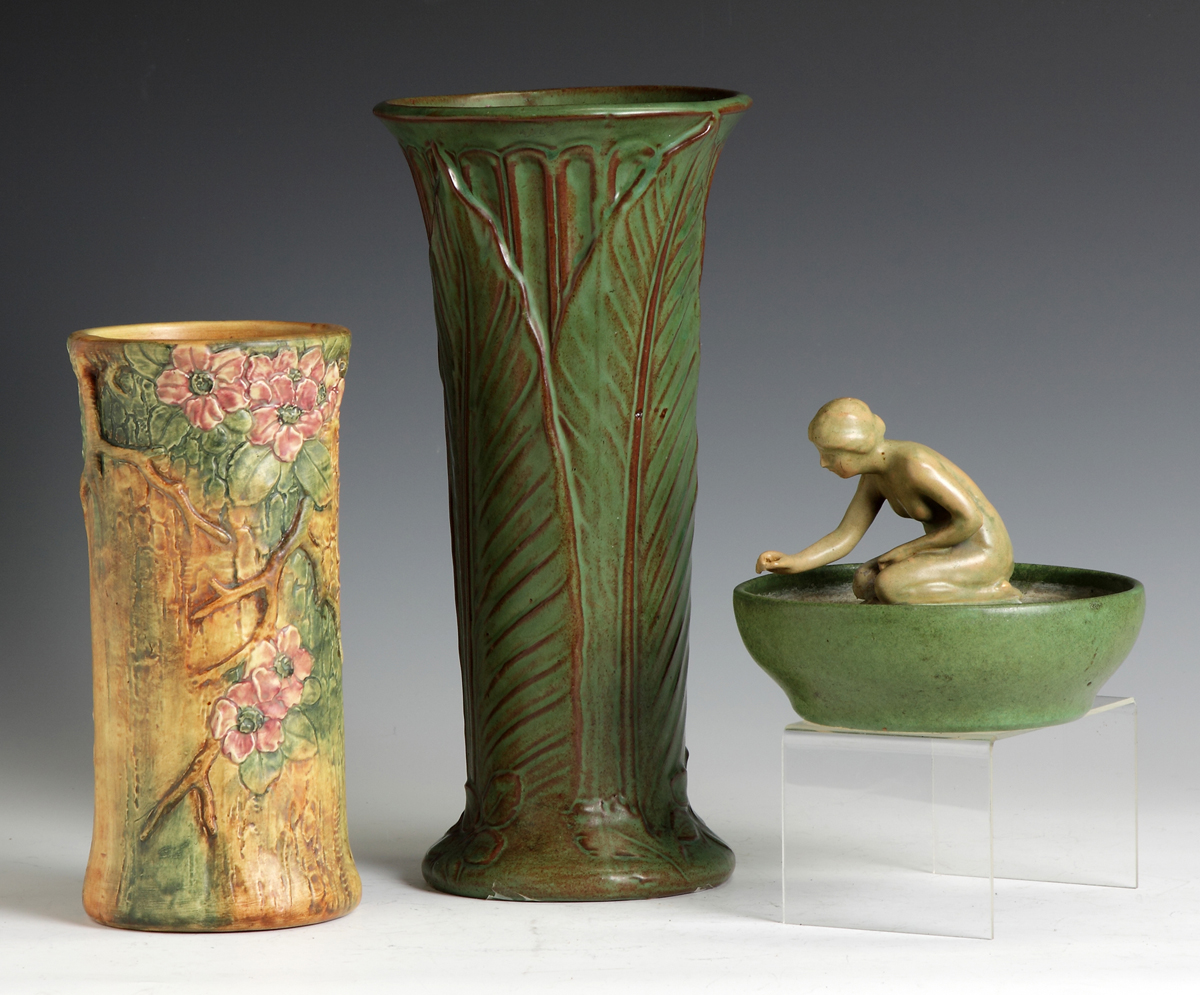 Sgn. Walwrath Pottery Flower Frog