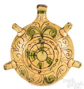 SGRAFFITO DECORATED FLASK, CA.
