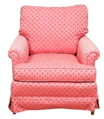 SHABBY CHIC CUSTOM UPHOLSTERED