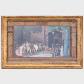 SHADOW BOX DEPICTING NAPOLEON