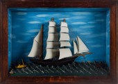 SHADOW BOX DIORAMA OF A THREE-