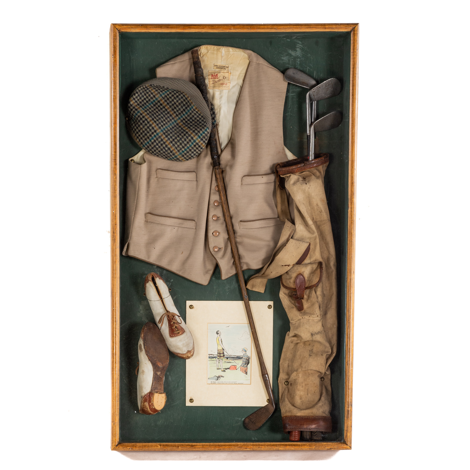 SHADOW BOX FRAME WITH VINTAGE