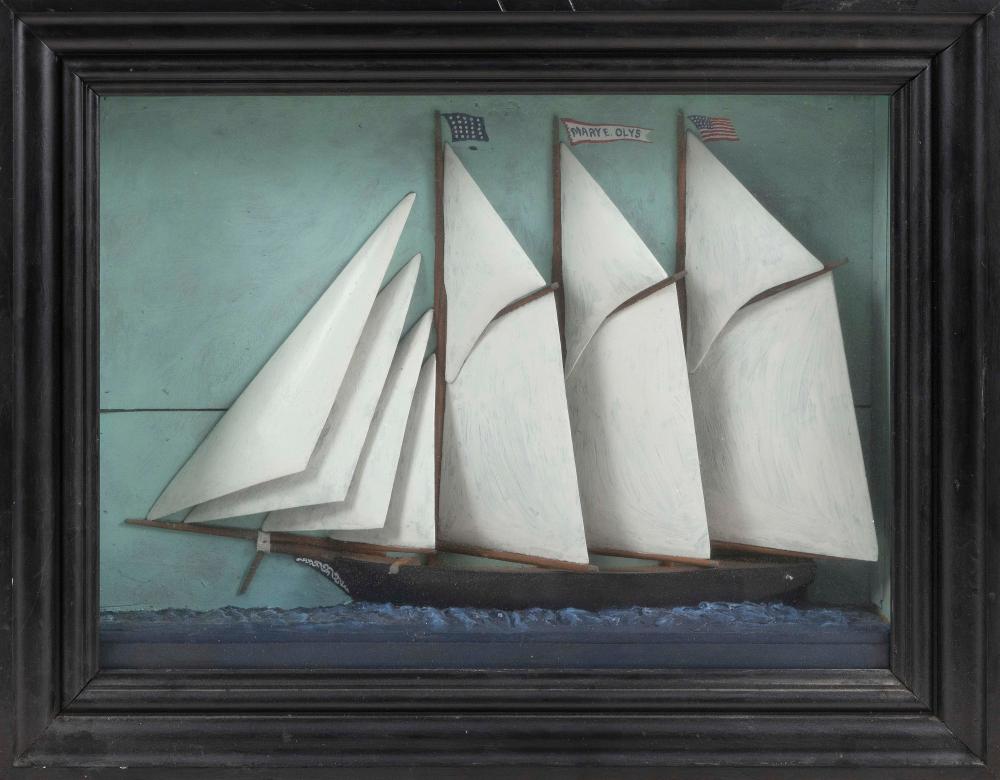 SHADOW BOX MARITIME DIORAMA EARLY