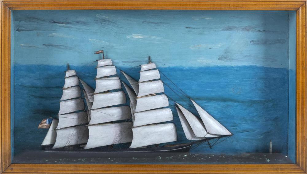 SHADOW BOX MARITIME DIORAMA LAST