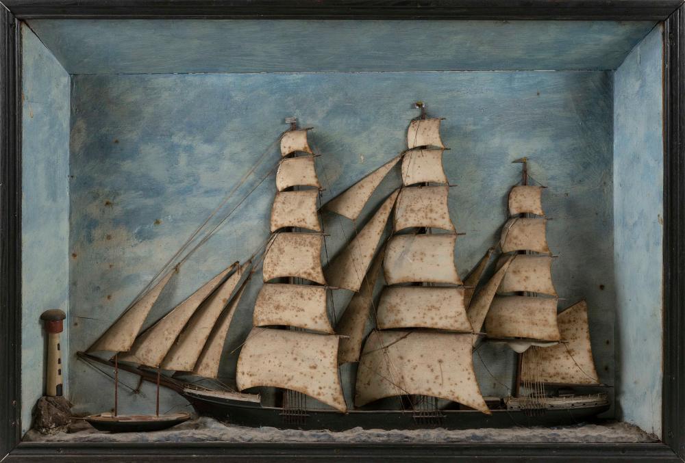 SHADOW BOX MODEL OF A