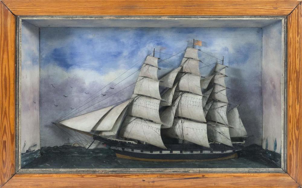 SHADOW BOX MODEL OF AN