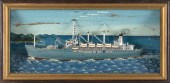 SHADOW BOX MODEL OF THE FREIGH