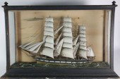 SHADOWBOX MODEL OF A THREE-MAS