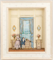 SHADOWBOX MODEL OF AN EARLY EN