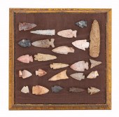 SHADOWBOX OF NATIVE AMERICAN S