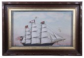 SHADOWBOX SAILING SHIP MODEL C