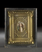 Shadowboxed German Oval Hand-P