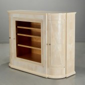 SHAGREEN CLAD INLAID CABINET,