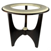 SHAGREEN END TABLE BASE MANNER