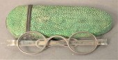 SHAGREEN EYEGLASS CASE, LENGTH