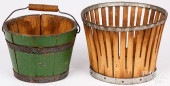 SHAKER BERRY PAIL, 19TH C.<br>