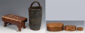 SHAKER BOXES, FIREMAN BUCKET,