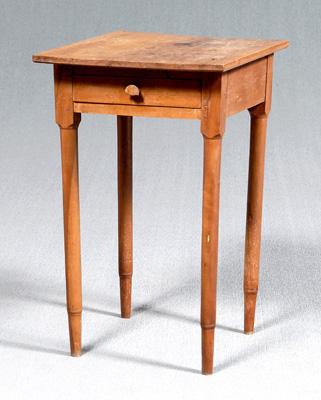 Shaker cherry one-drawer stand,