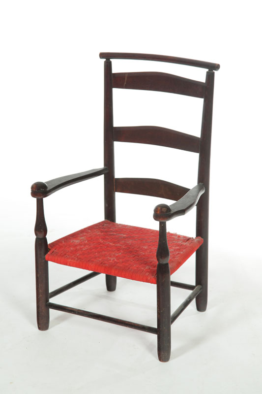 SHAKER CHILD'S ARMCHAIR.  Mt.