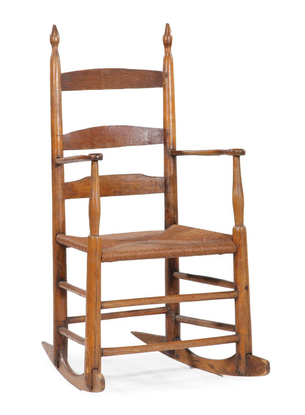 SHAKER LADDER-BACK ROCKING
