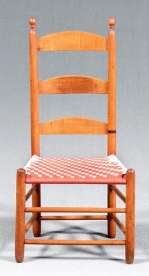 Shaker ladder back side chair,