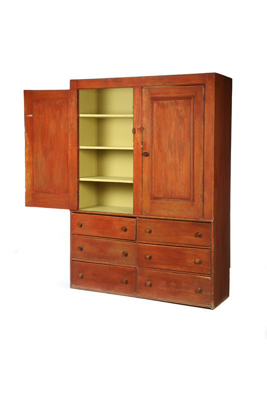 SHAKER LINEN PRESS.  Nineteenth
