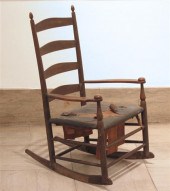 Shaker rocking chair    mt. le