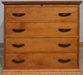 SHAKER STYLE CHERRY TWO-DRAWER