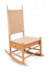 SHAKER STYLE MAPLE ROCKING CHA