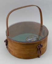 SHAKER WOODEN SEWING BASKET 19