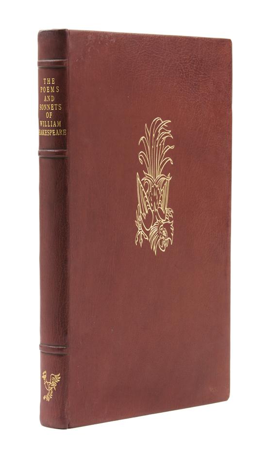 SHAKESPEARE WILLIAM The Poems and