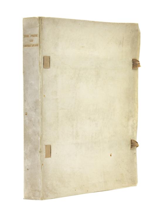 SHAKESPEARE WILLIAM The Poems of