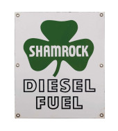 SHAMROCK DIESEL FUEL PORCELAIN