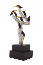 SHANE CAMPBELL FOLK ART TALL C