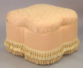 SHAPED POOF WITH CUSTOM UPHOLS