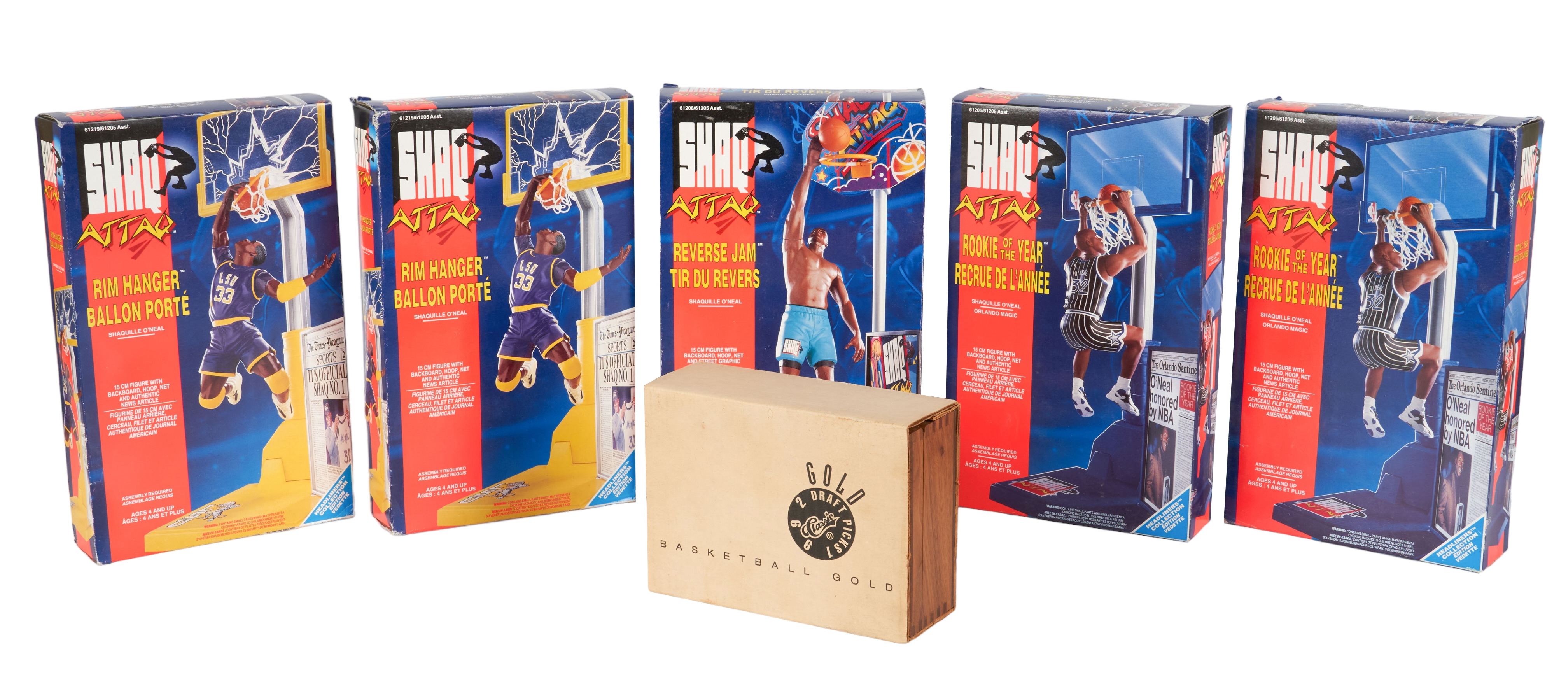 Shaquille O'neal Lot to include (5)