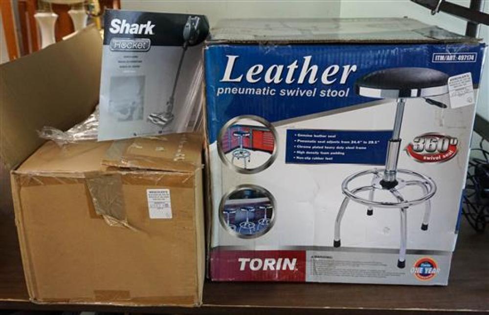 SHARK ROCKET VACUUM AND A LEATHER