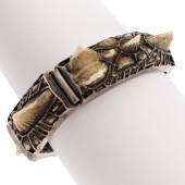 SHARK TOOTH, STERLING SILVER B